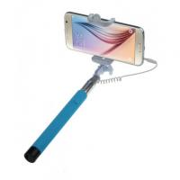 Perche à Selfie Candy Stick- Avec Câble Compatible Ios Et Android - Bleu